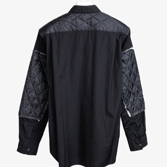Comme Des Garçons Homme Plus 2017 Black Quilting Button Up Shirt - Picture 2 of 12